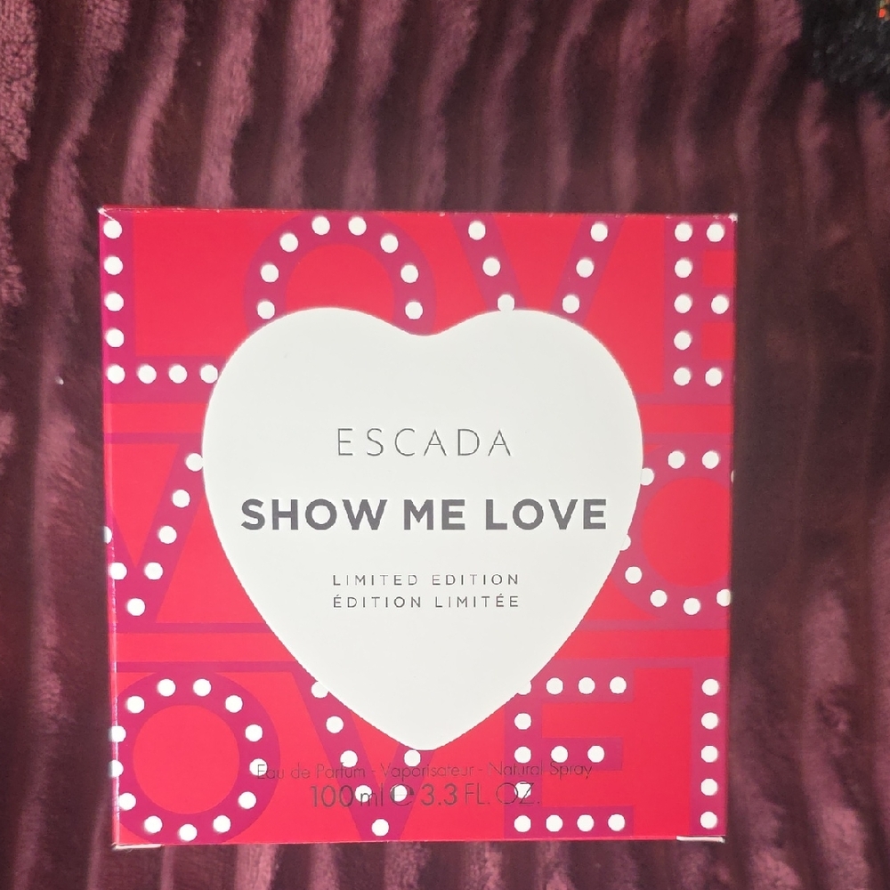 Escada SHOW ME LOVE LIMITED EDITION 100ML 3.3FL.OZ VEGAN FRAGRANCE
